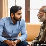 Home 19 성범죄자의 행동 패턴 및 재범 방지 대책 - A detailed psychological counseling session scene featuring a middle-aged Indian male therapist atte...
